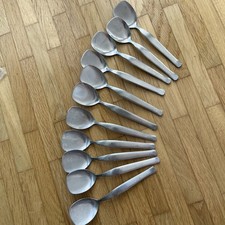 11 Fissler Eislöffel Edelstahl 18/8 Rostfrei Made In Germany 