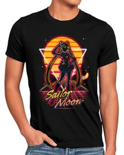 Sailor Bunny Herren T-Shirt moon manga cosplay crystal