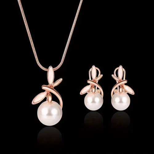 Schmuckset rose rosegold - schmuckset,