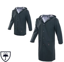 Regenjacke Arbeitsjacke Gummijacke Regenmantel Regenanzug Regenschutz 100% PU