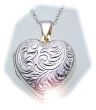 Ladies Pendant Locket Heart