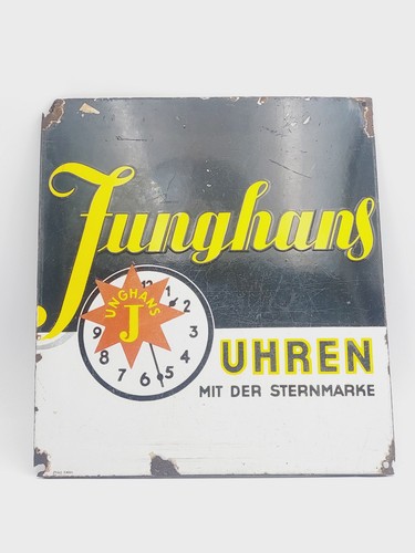 Altes junghans uhren emaille - uhren,
