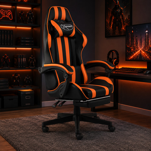 Gaming stuhl mit fußstütze - mit,