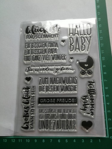 Clearstamps zur geburt - zur,