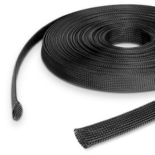 Gewebeschlauch Geflechtschlauch Gewebe Schläuche Kabelschutz GS METERWARE