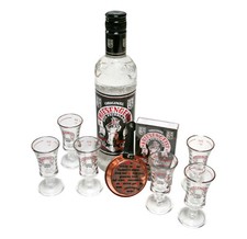 BEHN Friesengeist 56% 0,5l, 6 Gläser, Pfännchen, Streichhölzer 