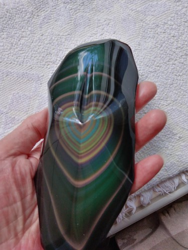 Einmaliger regenbogen obsidian - einmaliger,
