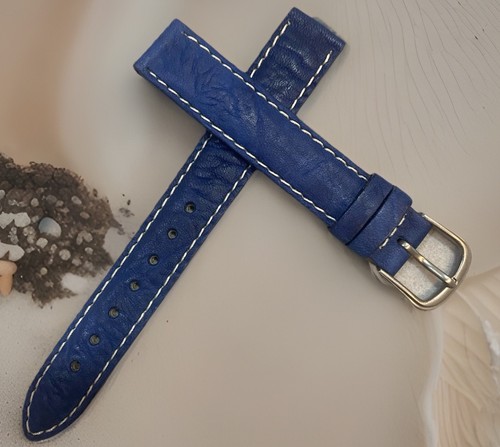Blau uhrenarmband titan - 15,