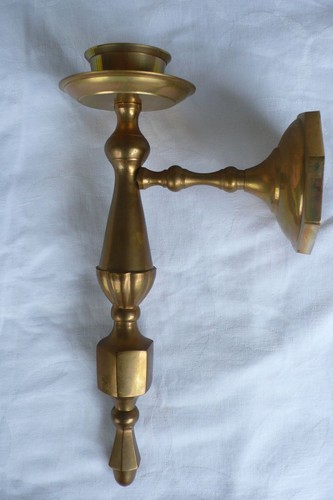 Wand kerzenhalter messing - wand,