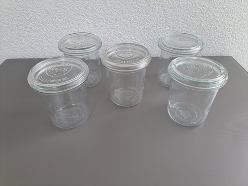 Rillenglas mit deckel 5l - 5x, 0,5l