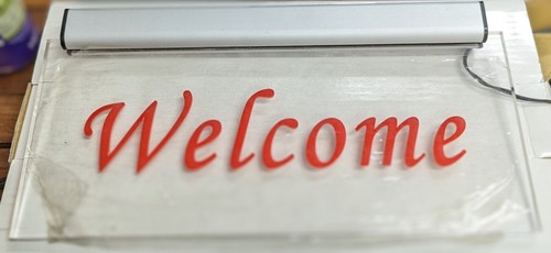 Dekor schild welcome - dekor,