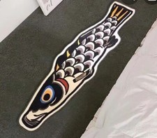 Schlafzimmerteppich Teppich Fischkarpfen Cartoon Schlafzimmer Lounge Mansave Matte
