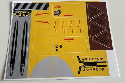 Lego star wars custom sticker - star,