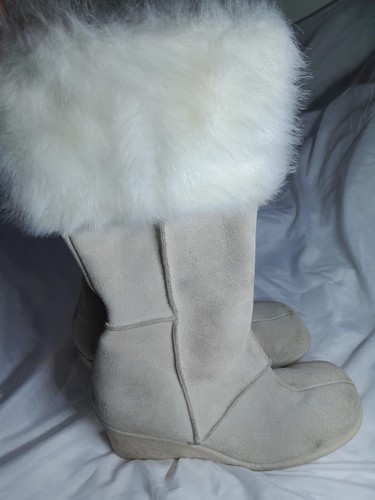 Schuh winterstiefel creme - winterstiefel,