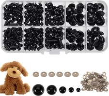 Sicherheitsaugen 16mm Schwarz