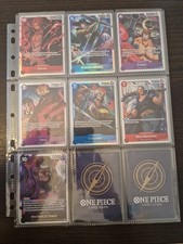 One Piece Op09 SR Lot Super Rare Shanks Dracule Franky Sanji Croco Beckman Teach