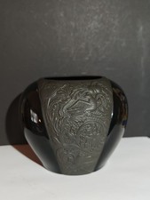 Schwarze Vase Rosenthal