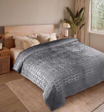 Luxus Supersoft Türkischer Stil Geprägtes Kunstfell Nerz Sofa Überwurf/Decke