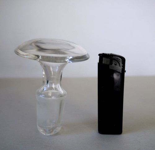 Antiker großer glasstöpsel - großer,