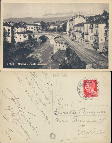 Ivrea römische brücke - römische,