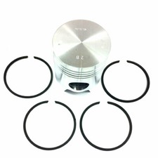 Kolben mit Kolbenringen