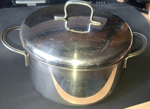 Fissler topf mit metalldeckel - mit,