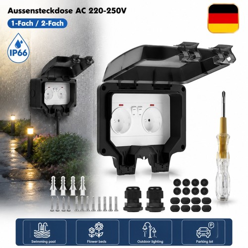 Ip66 steckdosen aufputz - ip66,
