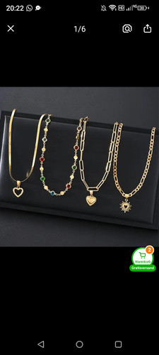 Goldene halskette damen - goldene,