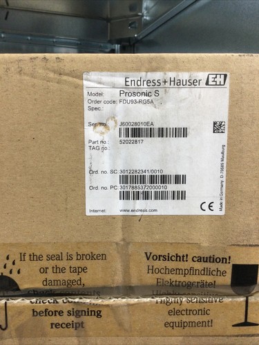 Endress hauser fdu93 - endress+hauser, fdu93-rg5a