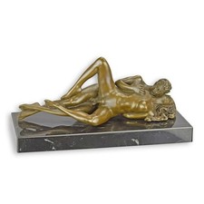 Erotische Bronzefigur, Paar /