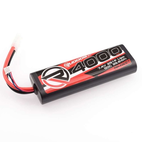 Ruddog 4000mah 50c lipo - 7.4v,