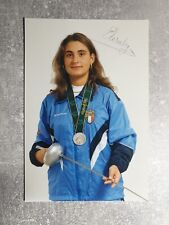 Foto m.Orig.AG Elisa Uga ITA Fechten 2.OS 96 - Team Degen Rarität!