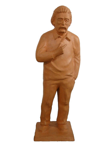 Albert einstein figur keramik - einstein,