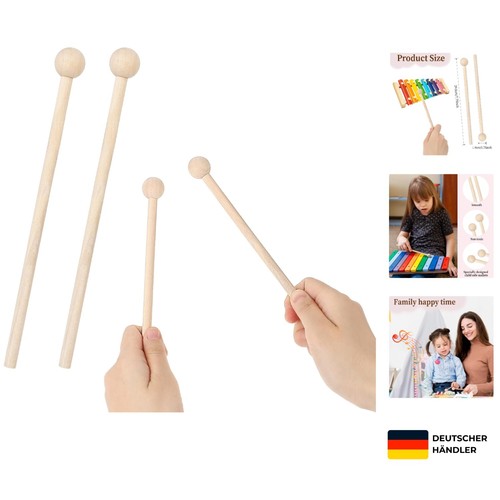 Holzschlägel 2er set für - set,