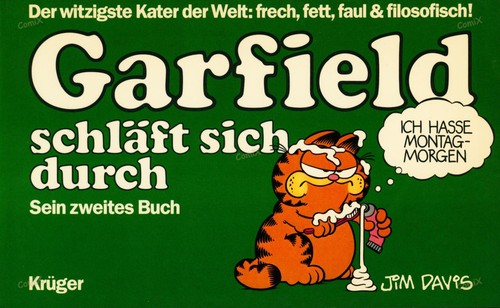 Garfield schläft - garfield,
