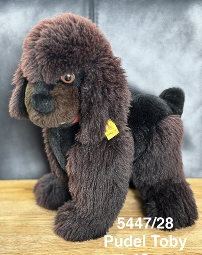 Steiff stofftier hund pudel - hund,
