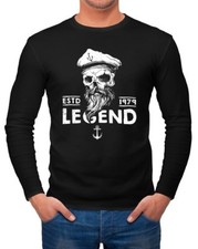 Herren longsleeve totenkopf - herren,