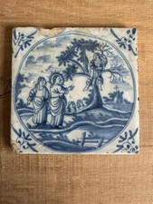 Bibel Fliese Kachel tegel tile tuile carreaux antik alt Bibelfliese  