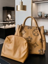 Große shopper tasche braun - große,