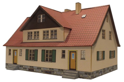 Modellbausatz doppelhaus - modellbausatz, 05-04