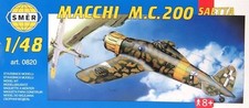 SMER MACCHI M.C.200 Saetta,Kampfflugzeug Italien, WW II, Bausatz 1:48, 0820, OVP