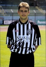 Autogrammkarte Fußballer