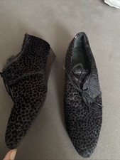 Damen Schuhe Von Petra Dieler  Große 39 Zweifarbige Ungetragen Haarig