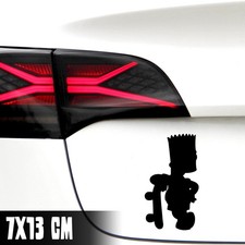 AUTO AUFKLEBER "BART" 7X13CM