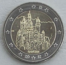 2 Euro Gedenkmünze Deutschland J 2012 Neuschwanstein / Bayern unz