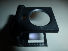 Messlupe, Fadenzähler 5-fach -Vergrößerung mit Beleuchtung huber group