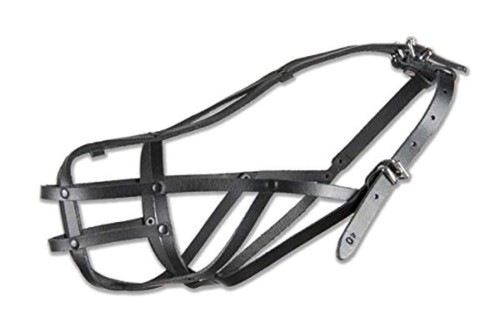 Maulkorb leder für hund - leder,