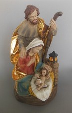 Heilige Familie Krippenblock 37 cm hoch 1 Stück Verarbeitung Hand Kind