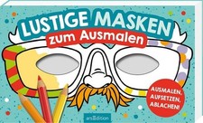 Lustige masken zum ausmalen - masken,