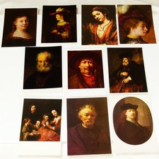 10 Kunstkarten - Rembrandt -